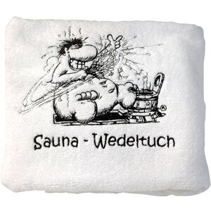 Wedeltuch, mit Stickerei, weiß - Finnsa