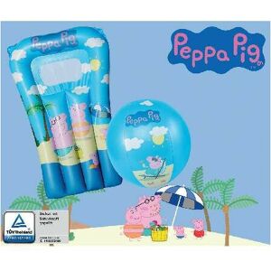 Strandset Peppa Pig Wasserball u. Kindermatratze Happy People