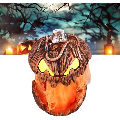 JUTE Sprachaktivierter Dekorativer Halloween-kürbiskopf, 20 Cm JUTE Sprachaktivierter Dekorativer Halloween-kürbiskopf, 20 Cm