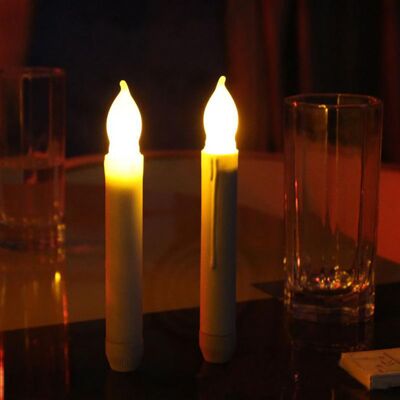 HEAT 12 Stück Led-kerzenlichter, Elektronische Kerzenlichter, Flammenlose Kerzenlichter Für Feste, Feiern, Halloween Und Weihnachten HEAT 12 Stück Led-kerzenlichter, Elektronische Kerzenlichter, Flammenlose Kerzenlichter Für Feste, Feiern, Halloween Und Weihnachten