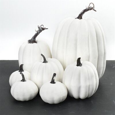 HEAT Set Mit 7 Dekorativen Künstlichen Kürbissen Für Zuhause, Für Thanksgiving Und Halloween. HEAT Set Mit 7 Dekorativen Künstlichen Kürbissen Für Zuhause, Für Thanksgiving Und Halloween.