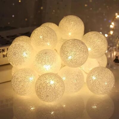 OEM Lichterkette Aus Wattebausch, 1,5 M Lang, 10 Leds, Batteriebetrieben, Für Schlafzimmer, Weihnachten, Halloween, Geburtstag, Hochzeit, Kinderzimmer, Partys OEM Lichterkette Aus Wattebausch, 1,5 M Lang, 10 Leds, Batteriebetrieben, Für Schlafzimmer, Weihnachten, Halloween, Geburtstag, Hochzeit, Kinderzimmer, Partys