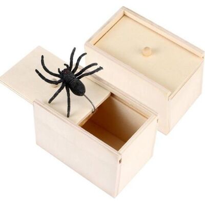 OEM Spinnen-überraschungsbox – Halloween-streich – Grünes Holz – Für Kinder Und Erwachsene – 2 Stück OEM Spinnen-überraschungsbox – Halloween-streich – Grünes Holz – Für Kinder Und Erwachsene – 2 Stück