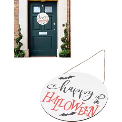 JUTE Halloween-dekorationen Für Den Innenbereich, Fröhliche Halloween-dekorationen, Willkommensschilder Mit Spinnweben Und Fledermäusen, Weißer Stil. JUTE Halloween-dekorationen Für Den Innenbereich, Fröhliche Halloween-dekorationen, Willkommensschilder Mit Spinnweben Und Fledermäusen, Weißer Stil.
