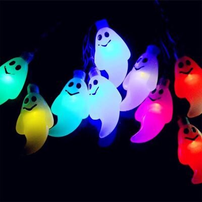 OEM Halloween-lichterkette, Halloween-beleuchtung, 6 M Lange Lichterkette Mit 40 Farbigen Leds In Geisterform, Geister-halloween-beleuchtung, Wasserdichte Halloween-lampe, Batteriebetriebene Beleuchtung, OEM Halloween-lichterkette, Halloween-beleuchtung, 6 M Lange Lichterkette Mit 40 Farbigen Leds In Geisterform, Geister-halloween-beleuchtung, Wasserdichte Halloween-lampe, Batteriebetriebene Beleuchtung,