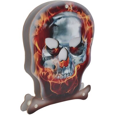 HEAT Set Mit 2 Tragbaren Led-skelettlichtern, Totenkopf-halloween-dekoration Im Horror-stil, Energiesparende Party-atmosphäre HEAT Set Mit 2 Tragbaren Led-skelettlichtern, Totenkopf-halloween-dekoration Im Horror-stil, Energiesparende Party-atmosphäre