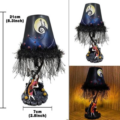 HEAT Halloween-led-tischlampe, Dekorativer Mond Aus Kunstharz Mit Fransen, Leuchtende Figur Für Den Schreibtisch, Geschenkidee HEAT Halloween-led-tischlampe, Dekorativer Mond Aus Kunstharz Mit Fransen, Leuchtende Figur Für Den Schreibtisch, Geschenkidee
