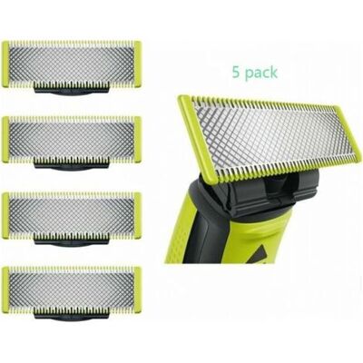 OEM Kompatibel Mit Philips Oneblade – Ersatzklingen Für Den Elektrischen Rasierer/trimmer Oneblade, Langlebiger Edelstahl, Zum Trimmen, Stylen Und Rasieren, 5er-packung OEM Kompatibel Mit Philips Oneblade – Ersatzklingen Für Den Elektrischen Rasierer/trimmer Oneblade, Langlebiger Edelstahl, Zum Trimmen, Stylen Und Rasieren, 5er-packung