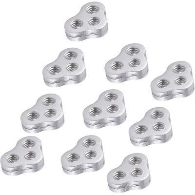 HEAT 10 Stück Offset-halterungen Aus Aluminiumlegierung, 3-loch-stabilisator-offset-halterung Für Roboter, Spezifische Montage HEAT 10 Stück Offset-halterungen Aus Aluminiumlegierung, 3-loch-stabilisator-offset-halterung Für Roboter, Spezifische Montage