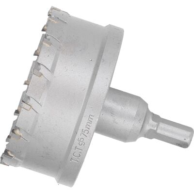 HEAT Wolframkarbid-zähne Lochsäge, Industriebohrer, Tct, Dickmetallbohrer, 75 Mm HEAT Wolframkarbid-zähne Lochsäge, Industriebohrer, Tct, Dickmetallbohrer, 75 Mm