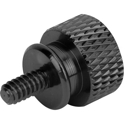 HEAT 20-teiliges Set Handfester Schrauben Aus Aluminiumlegierung, Rändelschrauben, Anodisch Oxidiert, 6-32 Zähne (schwarz) HEAT 20-teiliges Set Handfester Schrauben Aus Aluminiumlegierung, Rändelschrauben, Anodisch Oxidiert, 6-32 Zähne (schwarz)