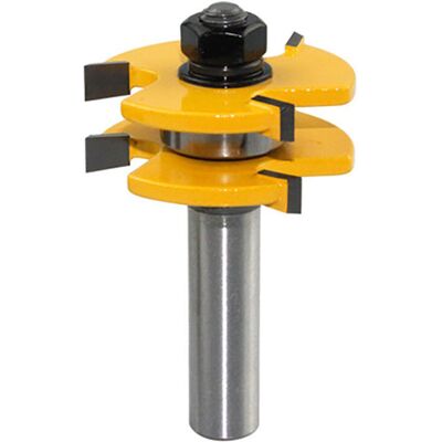HEAT 3-teiliges Nutfräser-set, 1/2"-schaft, 3 Zähne, Wolframstahllegierung, T-förmiger Holzfräser Für Die Holzbearbeitung HEAT 3-teiliges Nutfräser-set, 1/2"-schaft, 3 Zähne, Wolframstahllegierung, T-förmiger Holzfräser Für Die Holzbearbeitung
