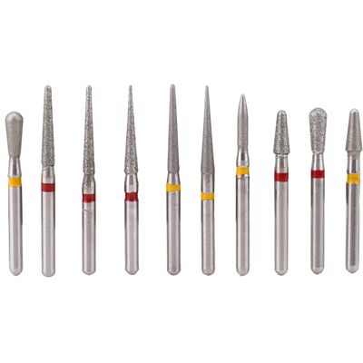 HEAT Dental-diamantbohrer Fg 1,6 Mm Hochgeschwindigkeits-handstück Schmirgelbits HEAT Dental-diamantbohrer Fg 1,6 Mm Hochgeschwindigkeits-handstück Schmirgelbits