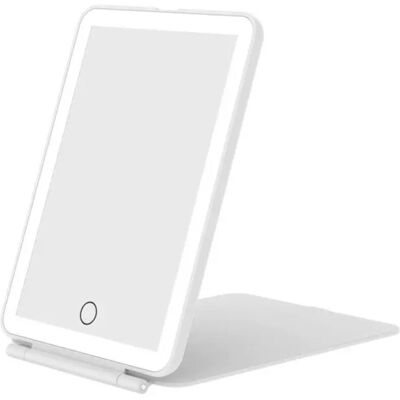 OEM Led-beleuchteter Kosmetikspiegel, Faltbarer, Tragbarer Kosmetikspiegel, Touch-bedienung (weiß) OEM Led-beleuchteter Kosmetikspiegel, Faltbarer, Tragbarer Kosmetikspiegel, Touch-bedienung (weiß)
