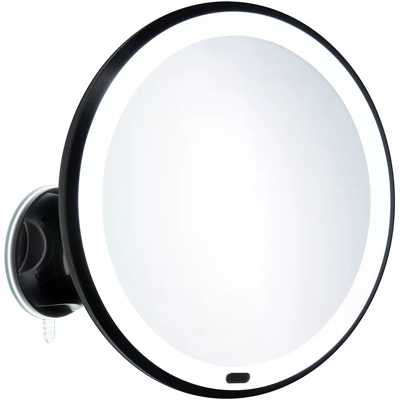 Smedbo Kosmetikspiegel Mit Saugnapf. Schwarz. Led. X7 Zb630 Smedbo Kosmetikspiegel Mit Saugnapf. Schwarz. Led. X7 Zb630