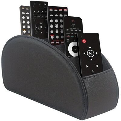OEM Fernbedienungs-organizer – 5 Fächer – Fernbedienungshalter – Kunstleder – Universell – Kompatibel Mit Fernbedienungen Für Fernseher, Thermostate, Mediaplayer Und Make-up-pinsel – Schwarz OEM Fernbedienungs-organizer – 5 Fächer – Fernbedienungshalter – Kunstleder – Universell – Kompatibel Mit Fernbedienungen Für Fernseher, Thermostate, Mediaplayer Und Make-up-pinsel – Schwarz