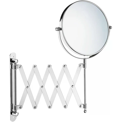 Smedbo Kosmetikspiegel Mit Ausziehbarem Arm. Chrom. X1/x7. Z632 Smedbo Kosmetikspiegel Mit Ausziehbarem Arm. Chrom. X1/x7. Z632
