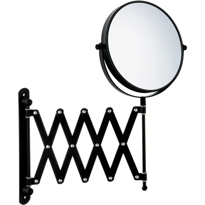 Smedbo Kosmetikspiegel Mit Ausziehbarem Arm. Schwarz. X1/x7. Zb632 Smedbo Kosmetikspiegel Mit Ausziehbarem Arm. Schwarz. X1/x7. Zb632