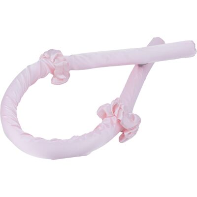 HEAT Hitzefreie Schaumstoff-haarwickler, Tragbarer Lockenwickler Mit Haarband Und Clips, 2er-set, Rosa, Für Die Nachtfrisur HEAT Hitzefreie Schaumstoff-haarwickler, Tragbarer Lockenwickler Mit Haarband Und Clips, 2er-set, Rosa, Für Die Nachtfrisur