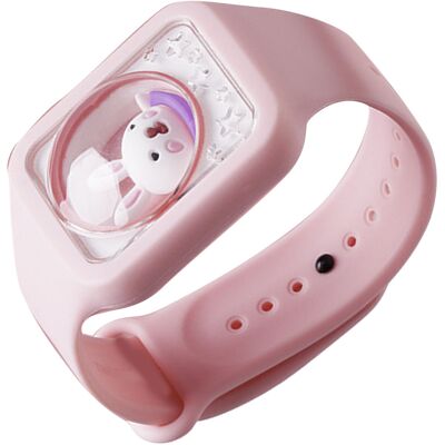 JUTE Lebeibei Mückenschutzarmband Mit Ätherischen Pflanzenölen Für Kinder Und Babys, Mückenschutzuhr Für Draußen, Silikonarmband, Mädchenhaftes Rosa JUTE Lebeibei Mückenschutzarmband Mit Ätherischen Pflanzenölen Für Kinder Und Babys, Mückenschutzuhr Für Draußen, Silikonarmband, Mädchenhaftes Rosa