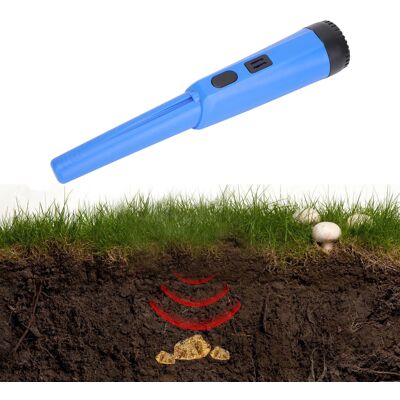 JUTE Tragbarer Metalldetektor Für Kinder, Mit Blauem Positionierungsstab. JUTE Tragbarer Metalldetektor Für Kinder, Mit Blauem Positionierungsstab.