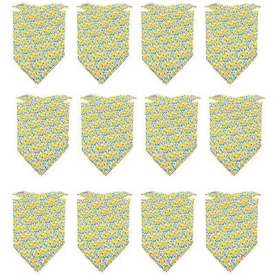 KEABBA 12er-pack Hundehalstücher, Waschbare Dreieckige Lätzchen, Verstellbar KEABBA 12er-pack Hundehalstücher, Waschbare Dreieckige Lätzchen, Verstellbar