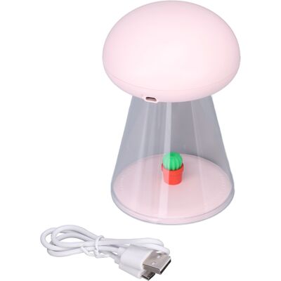 HEAT Nachtlampe Mit 7 Farben, Tragbar, Wiederaufladbar, Usb-ladefunktion, Hübsche Form, Baby-schlaflicht, Rosa HEAT Nachtlampe Mit 7 Farben, Tragbar, Wiederaufladbar, Usb-ladefunktion, Hübsche Form, Baby-schlaflicht, Rosa