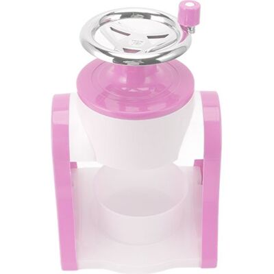 HEAT Handkurbel-eiscrusher, Edelstahlklingen, Tragbarer Und Sicherer Eiscrusher Für Zuhause, Restaurants, Cafés Und Imbissstände, Rosa HEAT Handkurbel-eiscrusher, Edelstahlklingen, Tragbarer Und Sicherer Eiscrusher Für Zuhause, Restaurants, Cafés Und Imbissstände, Rosa