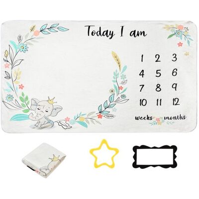 OEM Babydecke Dokumentiert Die Monatlichen Wachstumsschritte Ihres Babys Ideal Für Neugeborenenfotos Ein Persönliches Geschenk Zur Babyparty Für 150 150 OEM Babydecke Dokumentiert Die Monatlichen Wachstumsschritte Ihres Babys Ideal Für Neugeborenenfotos Ein Persönliches Geschenk Zur Babyparty Für 150 150