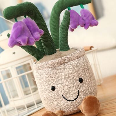 HEAT Plüsch-topfdekoration, Niedliche Pflanze, Hautfreundliches, Weiches Plüschtier, Gepolstertes Ornament Für Schreibtisch, Auto, Büro, Blau-violette Hyazinthe, 35 Cm (0,195 Kg) HEAT Plüsch-topfdekoration, Niedliche Pflanze, Hautfreundliches, Weiches Plüschtier, Gepolstertes Ornament Für Schreibtisch, Auto, Büro, Blau-violette Hyazinthe, 35 Cm (0,195 Kg)