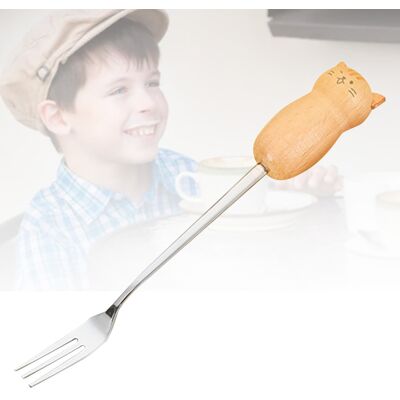 JUTE Edelstahllöffel Und -gabel, Dessertgabel Mit Kätzchen- Und Bärenmotiv, Teelöffel, Rührlöffel, Niedliches Und Kreatives Koreanisches Kinderbesteck-set, Katzengabel JUTE Edelstahllöffel Und -gabel, Dessertgabel Mit Kätzchen- Und Bärenmotiv, Teelöffel, Rührlöffel, Niedliches Und Kreatives Koreanisches Kinderbesteck-set, Katzengabel
