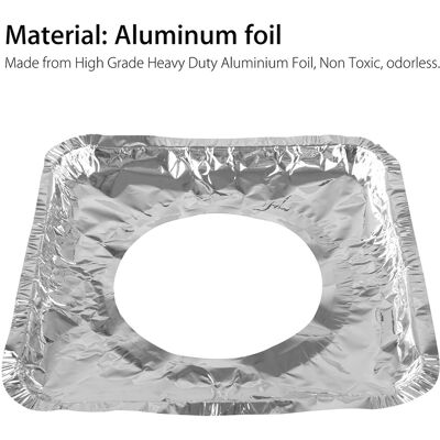 HEAT 40 Stück Einweg-lätzchen-einlagen Aus Aluminiumfolie Für Gaskocher HEAT 40 Stück Einweg-lätzchen-einlagen Aus Aluminiumfolie Für Gaskocher