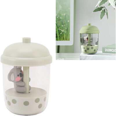 JUTE Koala-milchtee-becher-luftbefeuchter, Intensiver Nebel, Für Zuhause, Klein Und Tragbar, Usb-tisch-luftbefeuchter, Matcha-sojamilch JUTE Koala-milchtee-becher-luftbefeuchter, Intensiver Nebel, Für Zuhause, Klein Und Tragbar, Usb-tisch-luftbefeuchter, Matcha-sojamilch
