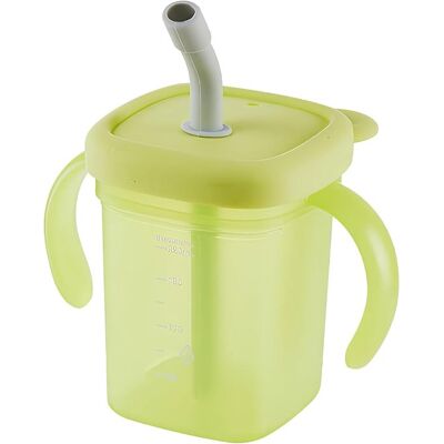OEM Trinkbecher Mit Strohhalm – Dysphagiebecher – Sicheres Trinken – Ergonomische Doppelgriffe – 310 Ml – Grün OEM Trinkbecher Mit Strohhalm – Dysphagiebecher – Sicheres Trinken – Ergonomische Doppelgriffe – 310 Ml – Grün