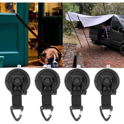 JUTE Set Mit 4 Saugnäpfen Für Autozelt, Campingzelt, Mehrzweckhaken Für Zuhause, Camping Und Outdoor-reisen, Tragbarer Einzelkopf-saugnapf. JUTE Set Mit 4 Saugnäpfen Für Autozelt, Campingzelt, Mehrzweckhaken Für Zuhause, Camping Und Outdoor-reisen, Tragbarer Einzelkopf-saugnapf.