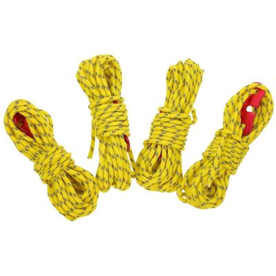 OEM Corde Riflettenti Da 3 Mm Per Tenda, Con Gancio E Fibbia, Ideali Per Campeggio, Escursionismo, Trekking E Arrampicata (gialle) OEM Corde Riflettenti Da 3 Mm Per Tenda, Con Gancio E Fibbia, Ideali Per Campeggio, Escursionismo, Trekking E Arrampicata (gialle)