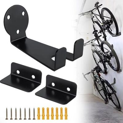 OEM Wandmontierter Fahrradständer, Robuste Fahrradhalterung, Schwarzer Wandmontierter Fahrradständer, Hakenset Geeignet Für E-bikes, Mountainbikes Und Citybikes, Fahrradzubehör, Hohe Tragfähigkeit OEM Wandmontierter Fahrradständer, Robuste Fahrradhalterung, Schwarzer Wandmontierter Fahrradständer, Hakenset Geeignet Für E-bikes, Mountainbikes Und Citybikes, Fahrradzubehör, Hohe Tragfähigkeit