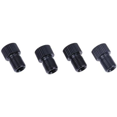 HEAT Fahrradventiladapter, Adapter Für Fahrradschlauch, Luftpumpenkopf, Reifenanschluss Für Fahrräder, Schwarz HEAT Fahrradventiladapter, Adapter Für Fahrradschlauch, Luftpumpenkopf, Reifenanschluss Für Fahrräder, Schwarz