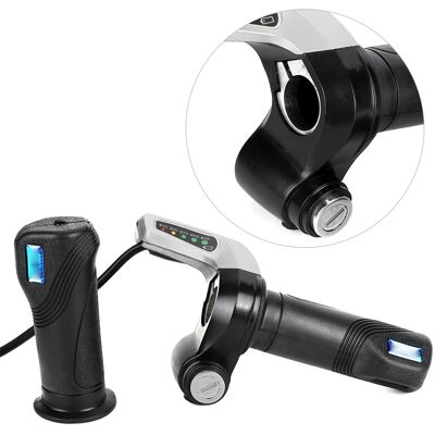 HEAT 36v 1000w Geschwindigkeitsregler Für E-bikes, Bürstenloser Regler Mit Gasgriff, Kompatibel Mit 7/8-zoll-lenkern, Komplettset HEAT 36v 1000w Geschwindigkeitsregler Für E-bikes, Bürstenloser Regler Mit Gasgriff, Kompatibel Mit 7/8-zoll-lenkern, Komplettset