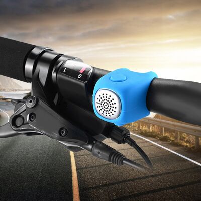 HEAT Mountainbike-fahrradlenker-klingel, Elektrische Hupe Für Fahrräder (blau) HEAT Mountainbike-fahrradlenker-klingel, Elektrische Hupe Für Fahrräder (blau)