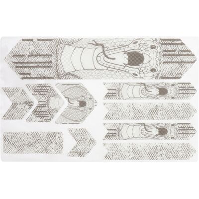 HEAT Autocollants De Protection De Cadre Enlee Pour Vélo, Imperméables Et Anti-rayures, Pour Vtt. HEAT Autocollants De Protection De Cadre Enlee Pour Vélo, Imperméables Et Anti-rayures, Pour Vtt.
