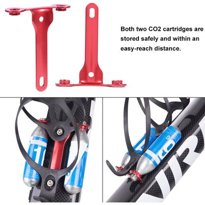 HEAT Support De Gonflage Pour Vtt Ztto, Porte-cartouche Co2, Accessoires De Cyclisme (rouge) HEAT Support De Gonflage Pour Vtt Ztto, Porte-cartouche Co2, Accessoires De Cyclisme (rouge)