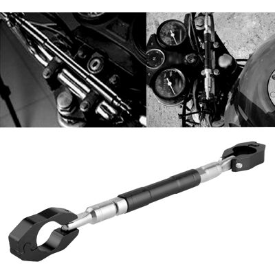JUTE Motorradmodifikationen: 22 Mm Verstellbare Querstange, Verstärkter Lenker Und Vorbau, Schwarz. JUTE Motorradmodifikationen: 22 Mm Verstellbare Querstange, Verstärkter Lenker Und Vorbau, Schwarz.