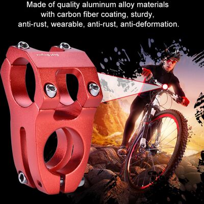 HEAT Guidon De Vtt En Alliage D'Aluminium 31,8 Mm À Potence Fixe - Accessoire De Cyclisme (rouge) HEAT Guidon De Vtt En Alliage D'Aluminium 31,8 Mm À Potence Fixe - Accessoire De Cyclisme (rouge)
