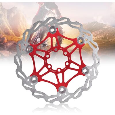 HEAT Plaquette De Frein Flottante Pour Vtt Ztto 180 Mm, 6 Boulons, Accessoire De Cyclisme (rouge) HEAT Plaquette De Frein Flottante Pour Vtt Ztto 180 Mm, 6 Boulons, Accessoire De Cyclisme (rouge)