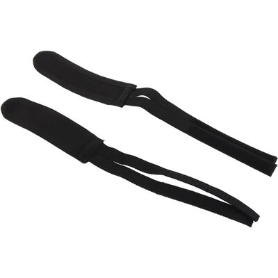 HEAT Paar Selbstklebende Pedal-zehenclip-riemen Für Rennräder Mit Fixie-schaltung, Schwarz HEAT Paar Selbstklebende Pedal-zehenclip-riemen Für Rennräder Mit Fixie-schaltung, Schwarz