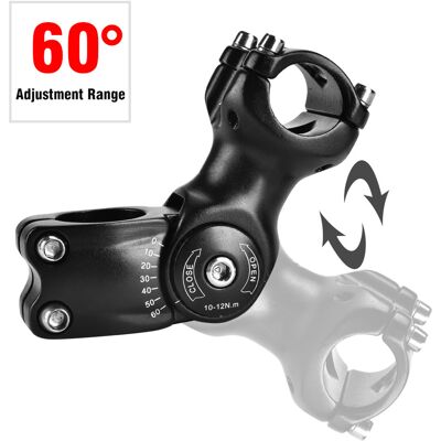 HEAT Potence De Guidon Wake Bikes, Accessoires De Cyclisme Pour Vtt Et Vélo De Route, Noir HEAT Potence De Guidon Wake Bikes, Accessoires De Cyclisme Pour Vtt Et Vélo De Route, Noir