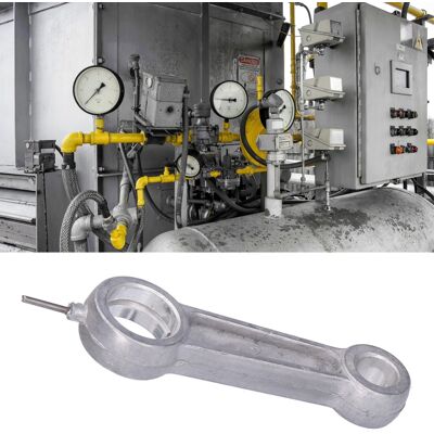 JUTE Doppelachs-pleuelstange Aus Aluminium, Teile Für Luftkompressoren, Komponenten Für Luftpumpen JUTE Doppelachs-pleuelstange Aus Aluminium, Teile Für Luftkompressoren, Komponenten Für Luftpumpen
