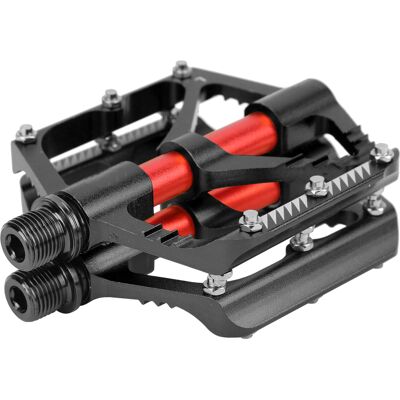 HEAT Pédales Wake Bike 3 Roulements En Alliage D'Aluminium, Résistantes Et Durables, Pour Vtt (accessoires De Pédales Noirs). HEAT Pédales Wake Bike 3 Roulements En Alliage D'Aluminium, Résistantes Et Durables, Pour Vtt (accessoires De Pédales Noirs).