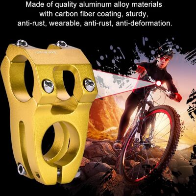 HEAT Guidon De Vtt En Alliage D'Aluminium 31,8 Mm À Potence Fixe - Accessoire De Cyclisme (or) HEAT Guidon De Vtt En Alliage D'Aluminium 31,8 Mm À Potence Fixe - Accessoire De Cyclisme (or)